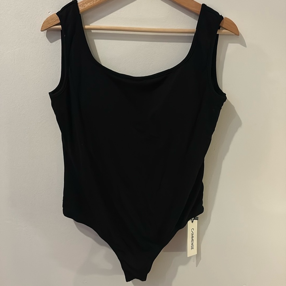 Black bodysuit, built in the bra